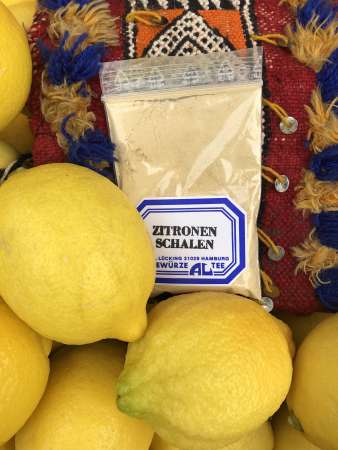 Zitronenschale gemahlen, 25 g
